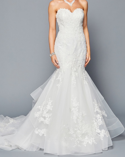 Fit And Flare Wedding Gown